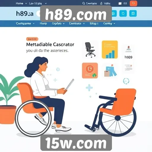 Acessibilidade e usabilidade no site h89.com